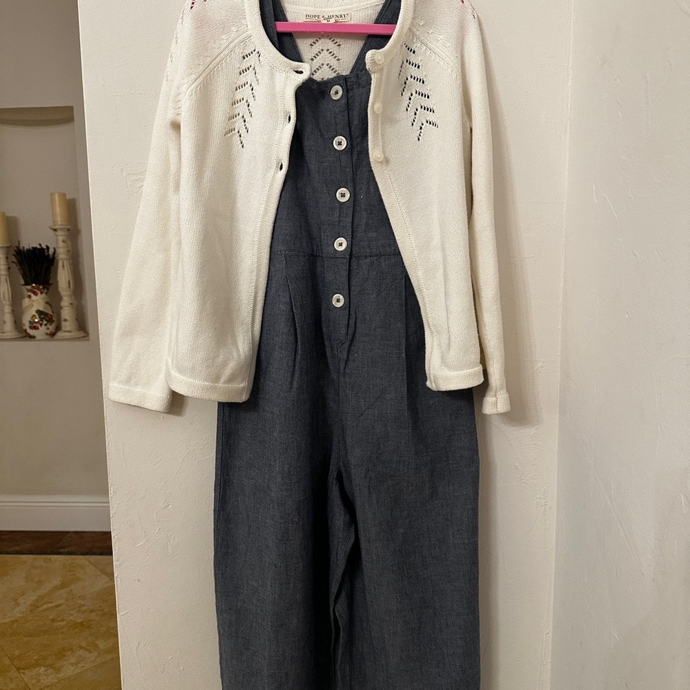 Kids Matching Set - White and Blue